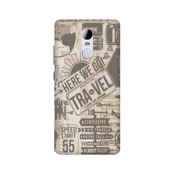 Travel Case for Redmi Note 4  (Design - 104)