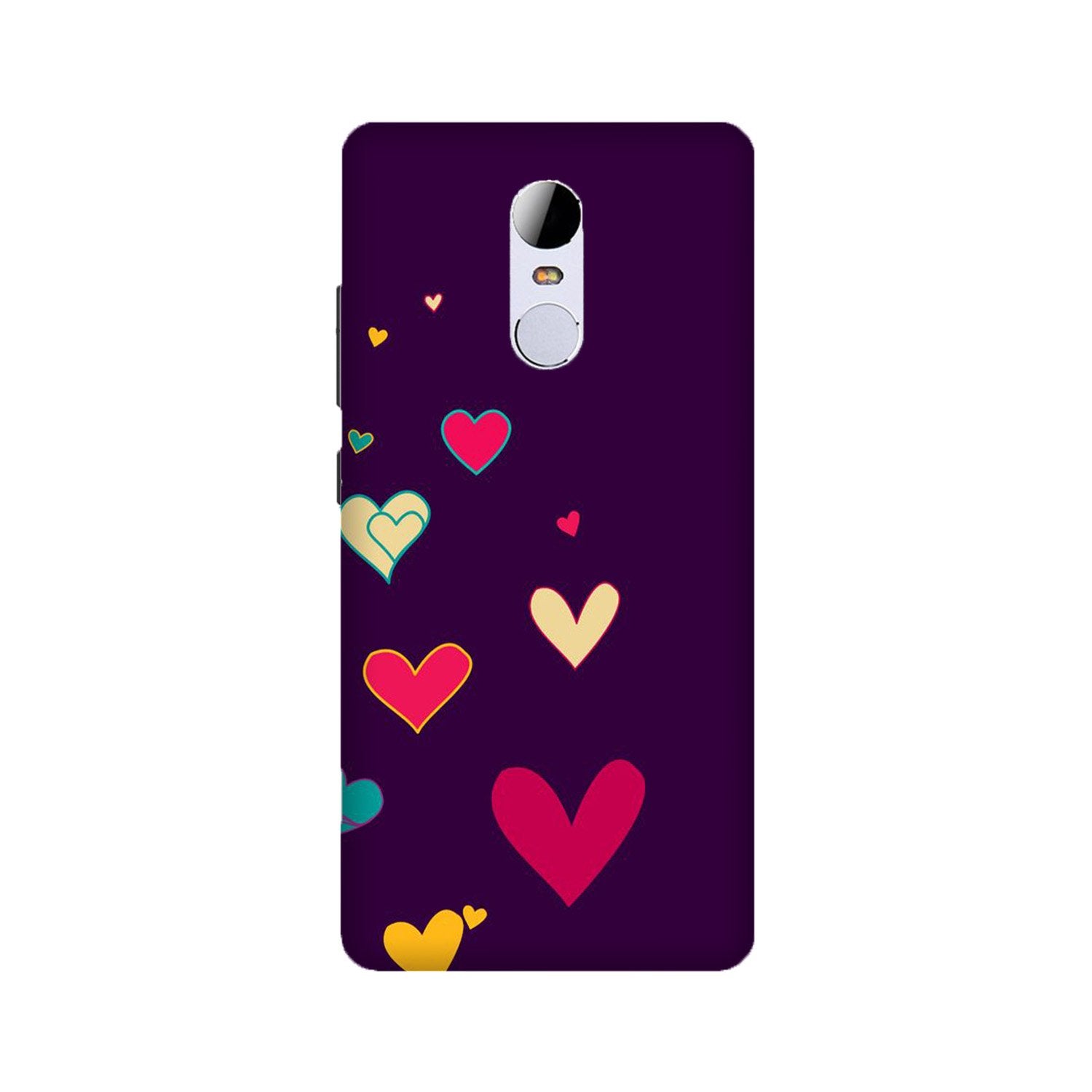 Purple Background Case for Redmi Note 5  (Design - 107)
