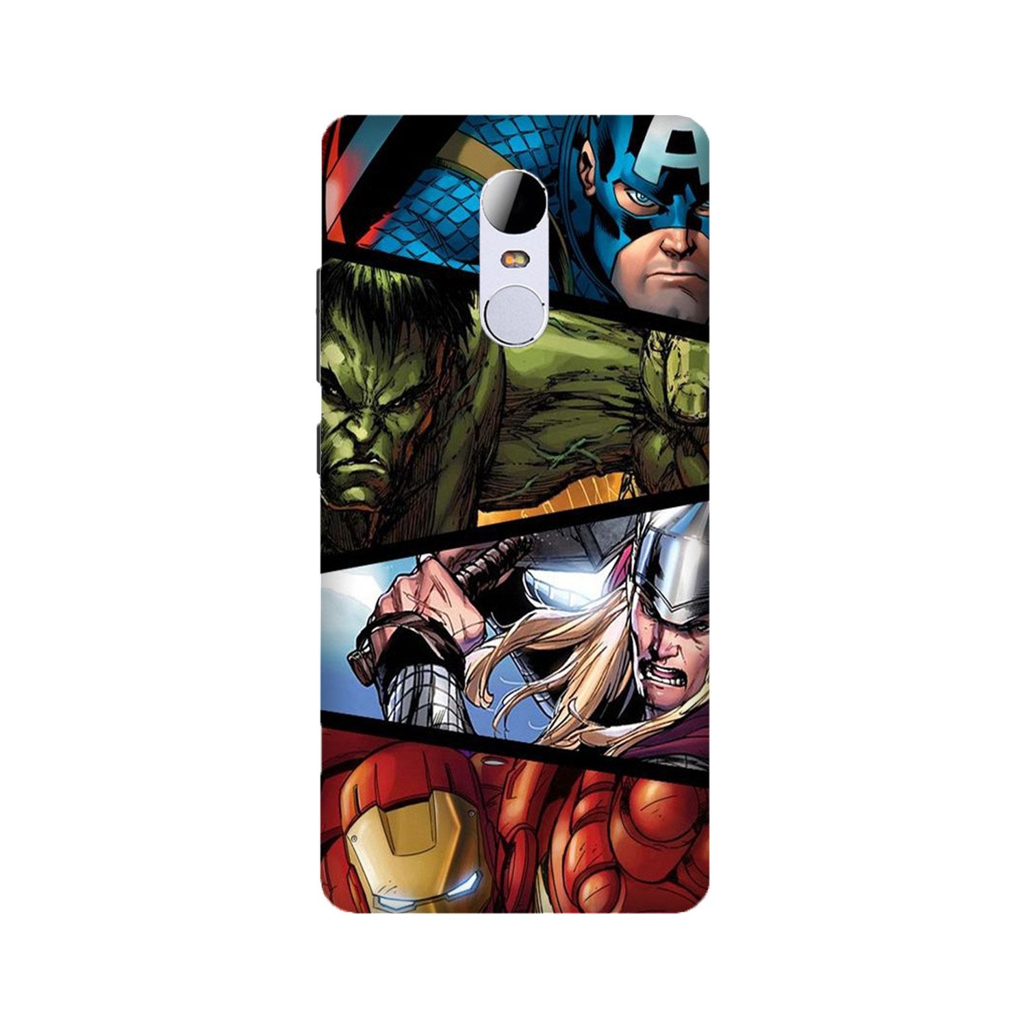 Avengers Superhero Case for Redmi Note 4(Design - 124)