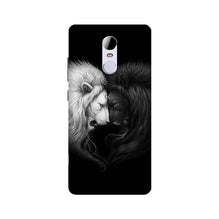 Dark White Lion Case for Redmi Note 4  (Design - 140)