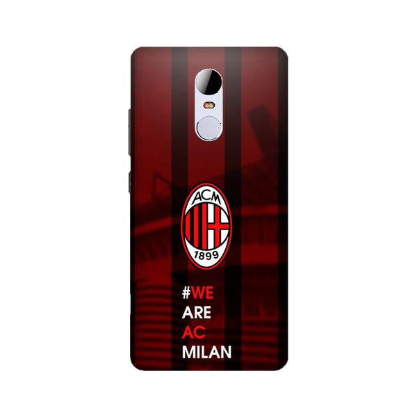 AC Milan Case for Redmi Note 4  (Design - 155)
