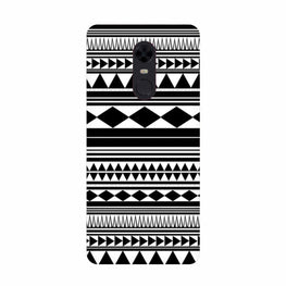 Black white Pattern Case for Redmi 5