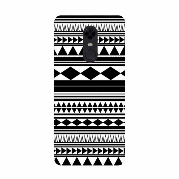Black white Pattern Case for Redmi Note 4
