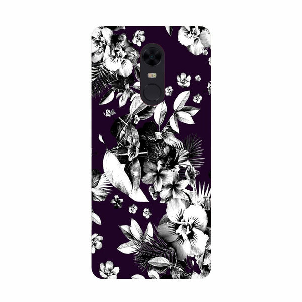 white flowers Case for Redmi 5