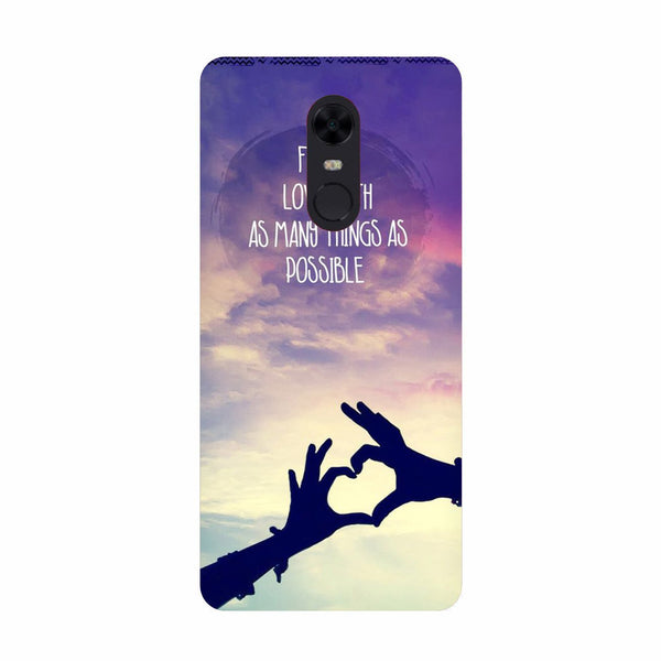 Fall in love Case for Redmi 5