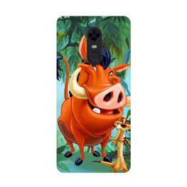 Timon and Pumbaa Mobile Back Case for Redmi Note 4(Design - 305)