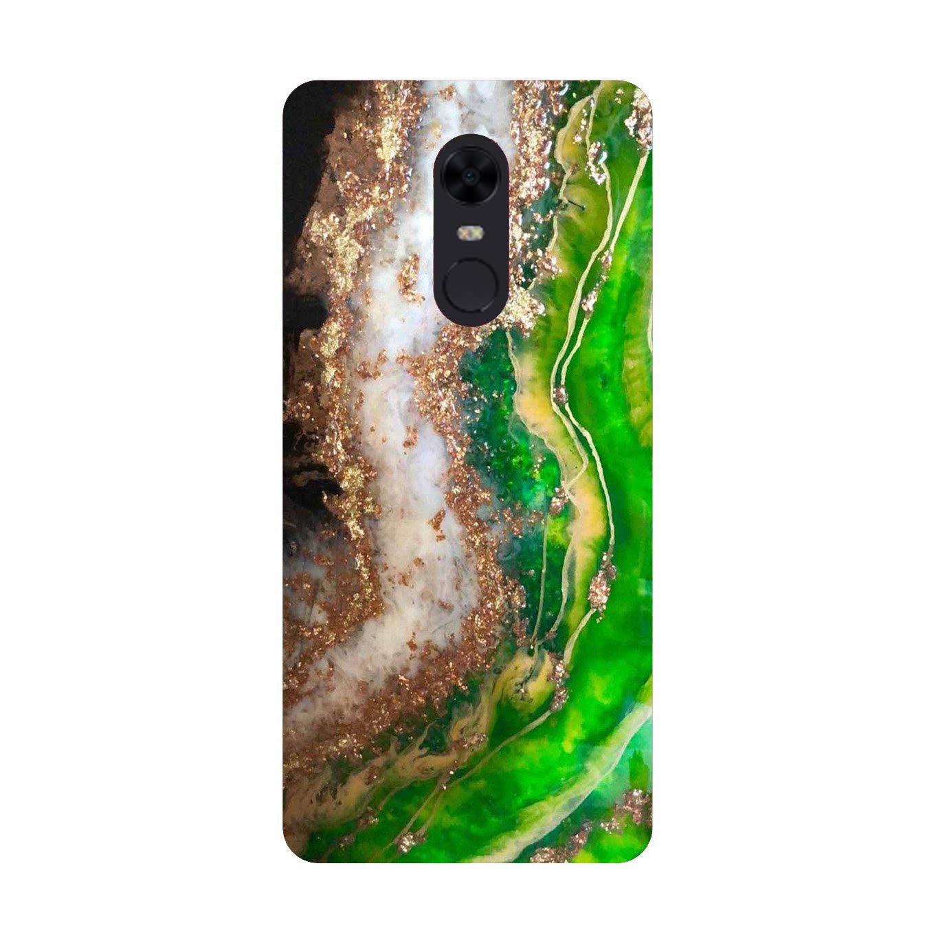 Marble Texture Mobile Back Case for Redmi Note 5  (Design - 307)