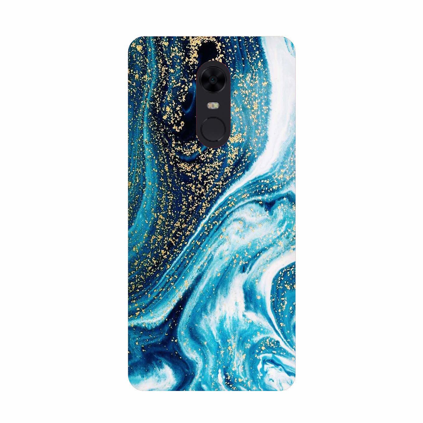 Marble Texture Mobile Back Case for Redmi Note 5  (Design - 308)
