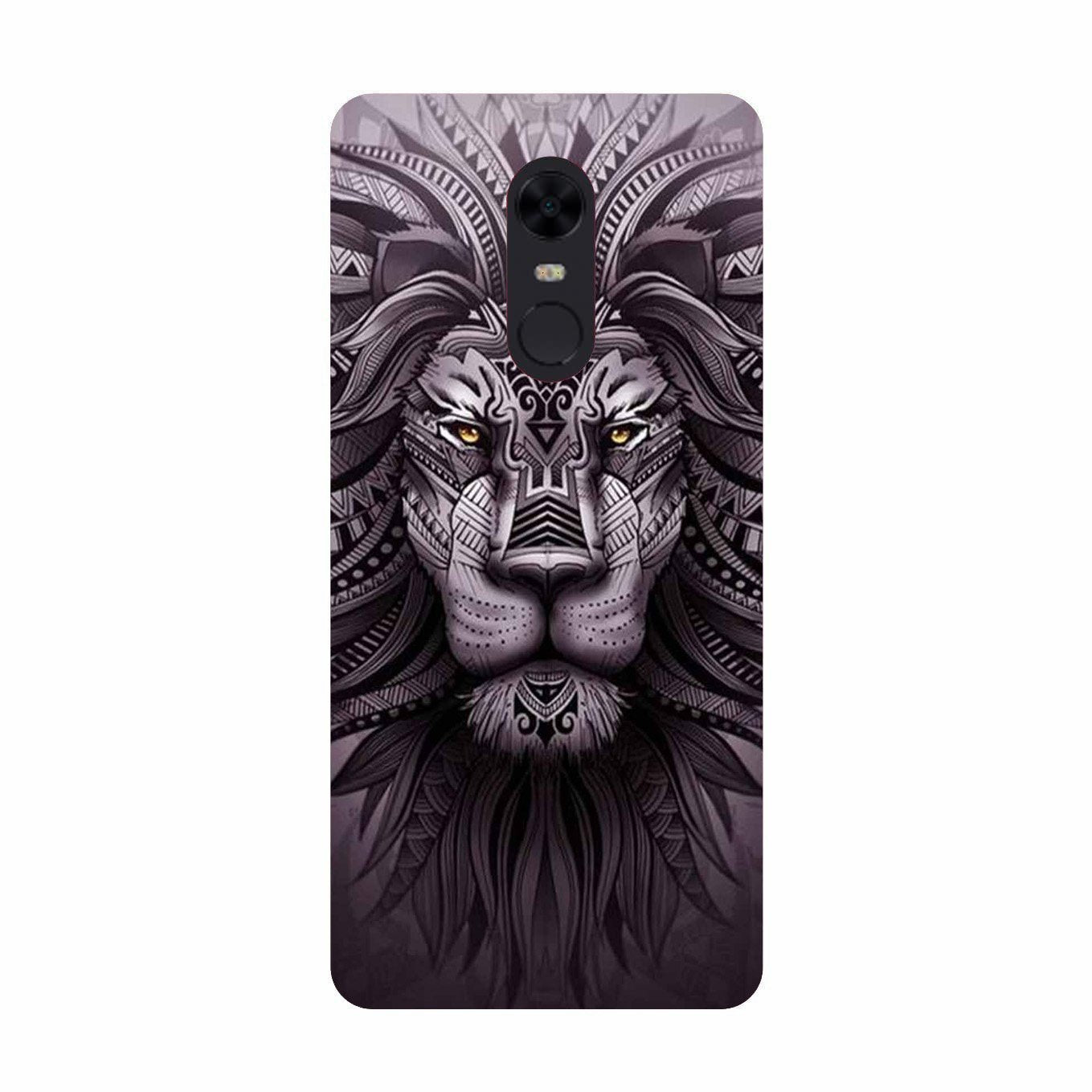 Lion Mobile Back Case for Redmi Note 5  (Design - 315)