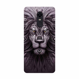 Lion Mobile Back Case for Redmi Note 5(Design - 315)