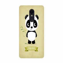 Panda Bear Mobile Back Case for Redmi 5  (Design - 317)