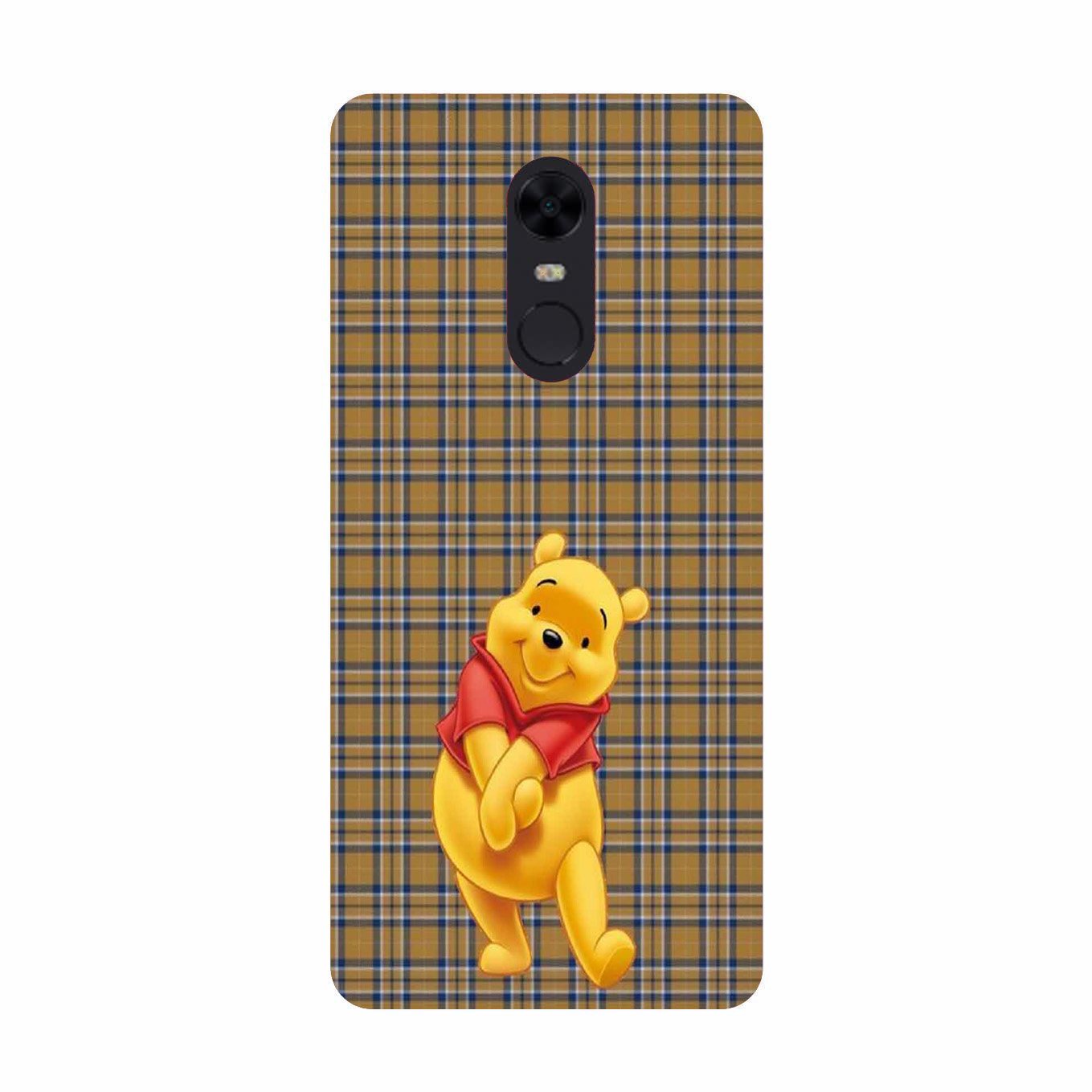 Pooh Mobile Back Case for Redmi 5  (Design - 321)