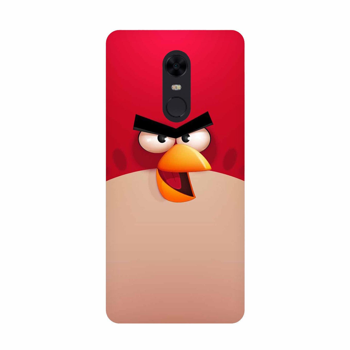 Angry Bird Red Mobile Back Case for Redmi Note 5  (Design - 325)