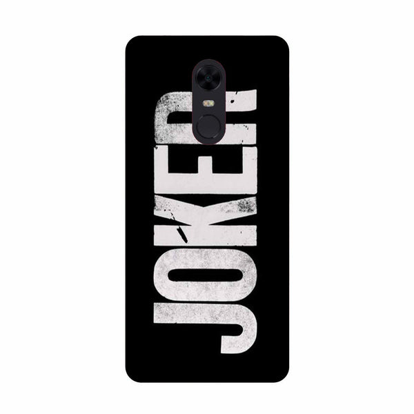 Joker Mobile Back Case for Redmi Note 4  (Design - 327)