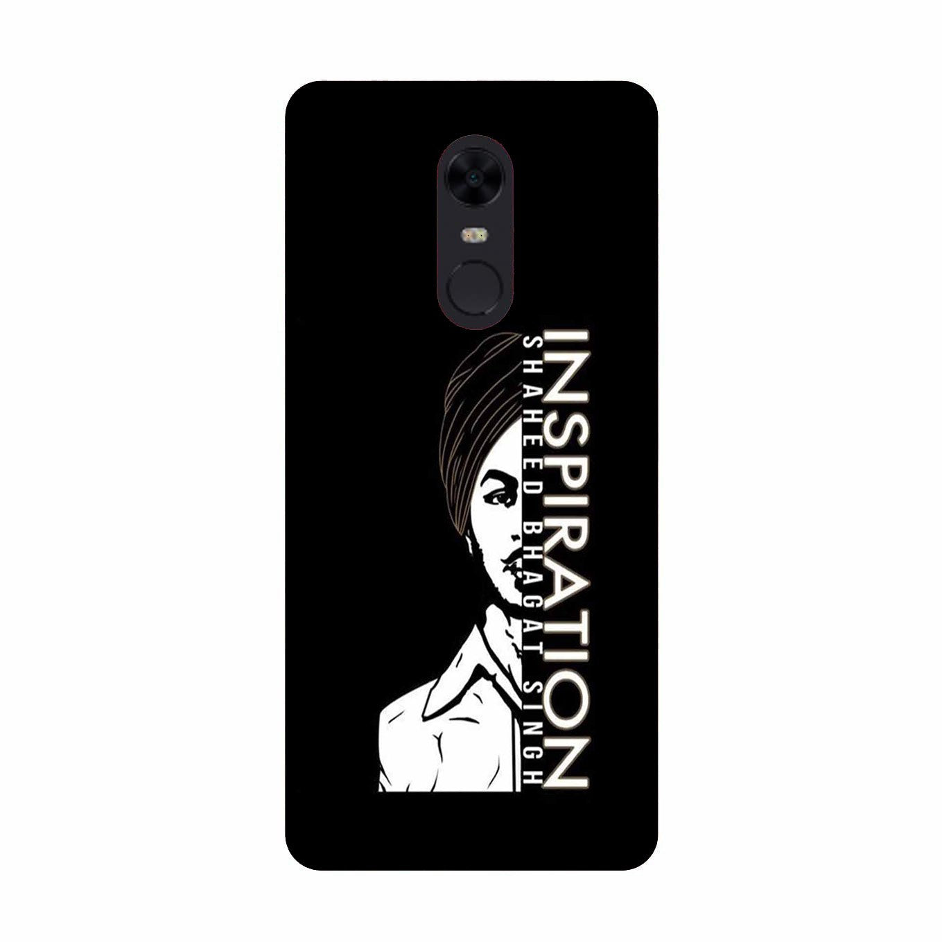 Bhagat Singh Mobile Back Case for Redmi Note 5  (Design - 329)