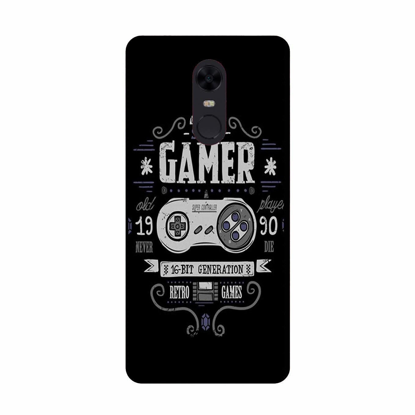 Gamer Mobile Back Case for Redmi Note 5  (Design - 330)