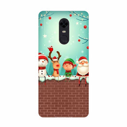 Santa Claus Mobile Back Case for Redmi Note 5(Design - 334)