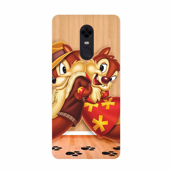 Chip n Dale Mobile Back Case for Redmi 5  (Design - 335)