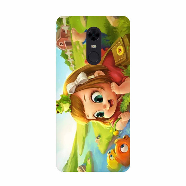 Baby Girl Mobile Back Case for Redmi Note 4  (Design - 339)