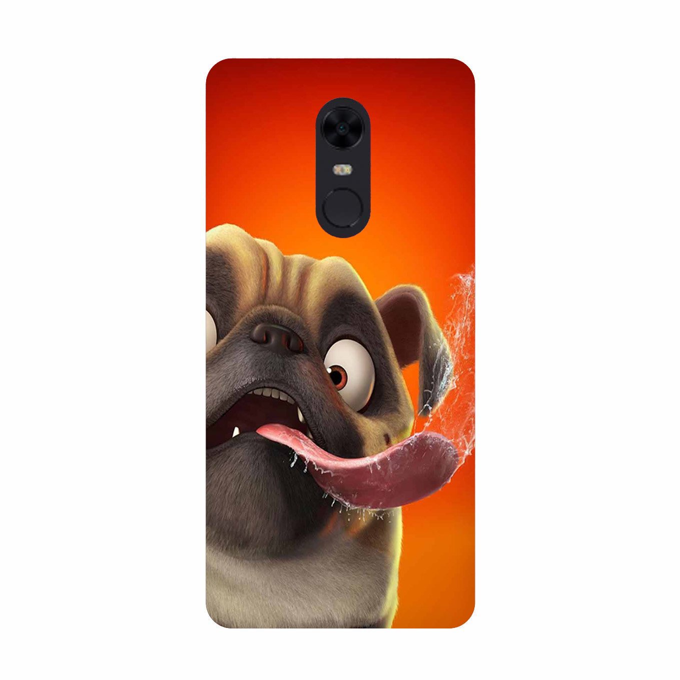 Dog Mobile Back Case for Redmi Note 5  (Design - 343)