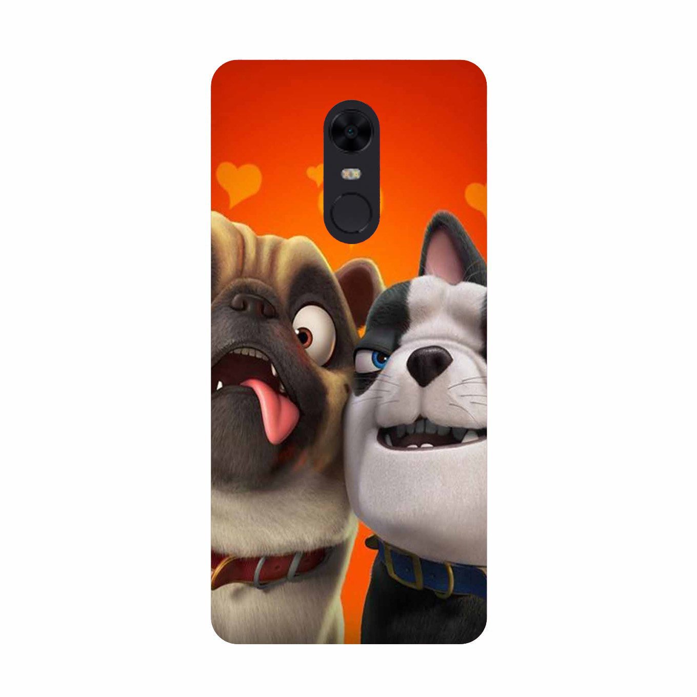 Dog Puppy Mobile Back Case for Redmi Note 5  (Design - 350)
