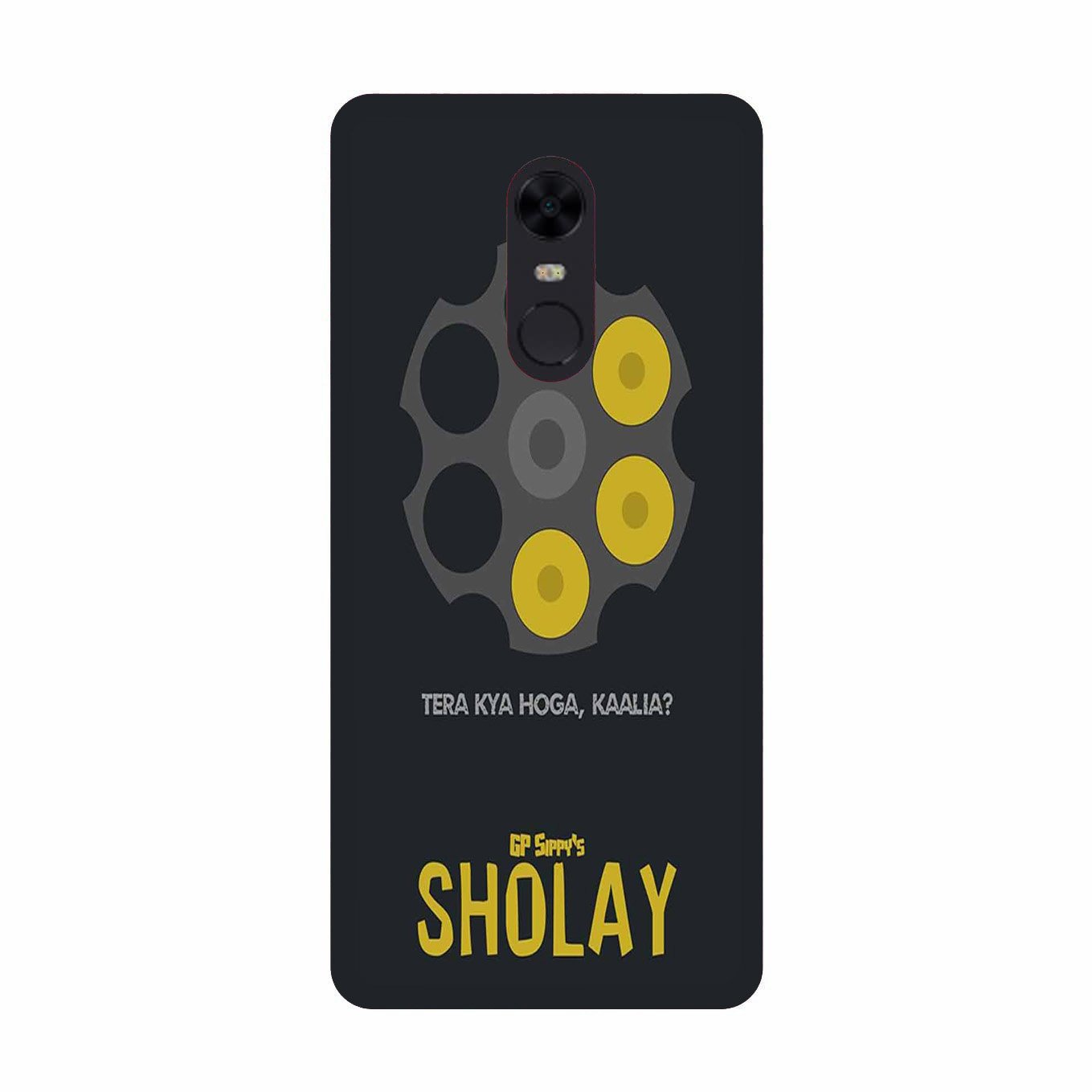 Sholay Mobile Back Case for Redmi Note 5  (Design - 356)