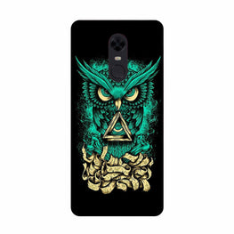 Owl Mobile Back Case for Redmi Note 5(Design - 358)