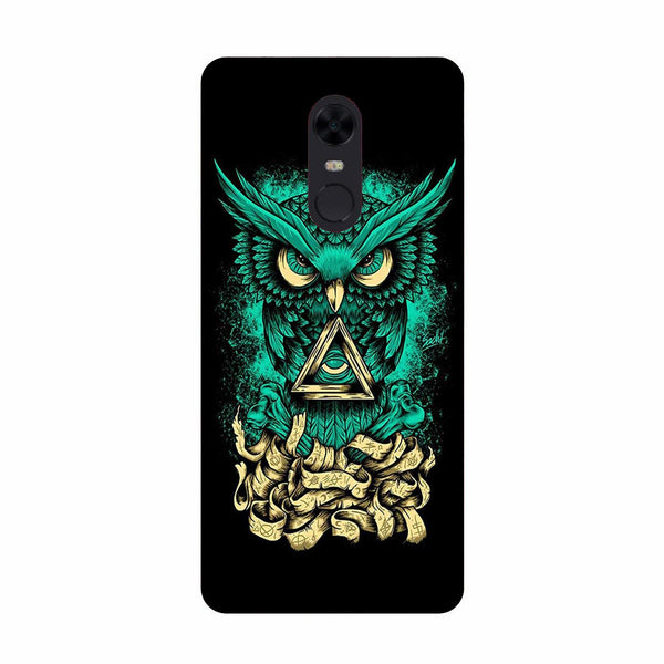Owl Mobile Back Case for Redmi 5  (Design - 358)