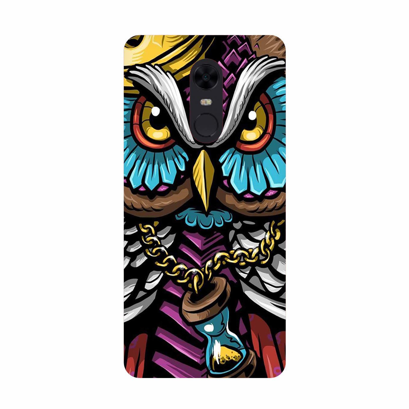 Owl Mobile Back Case for Redmi 5  (Design - 359)