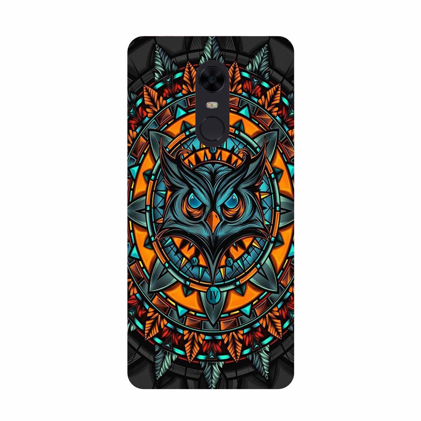 Owl Mobile Back Case for Redmi 5  (Design - 360)