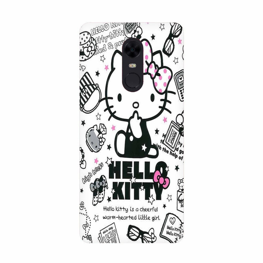 Hello Kitty Mobile Back Case for Redmi Note 4  (Design - 361)
