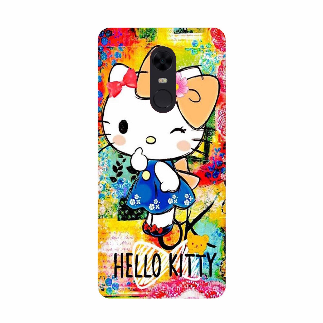 Hello Kitty Mobile Back Case for Redmi Note 5  (Design - 362)