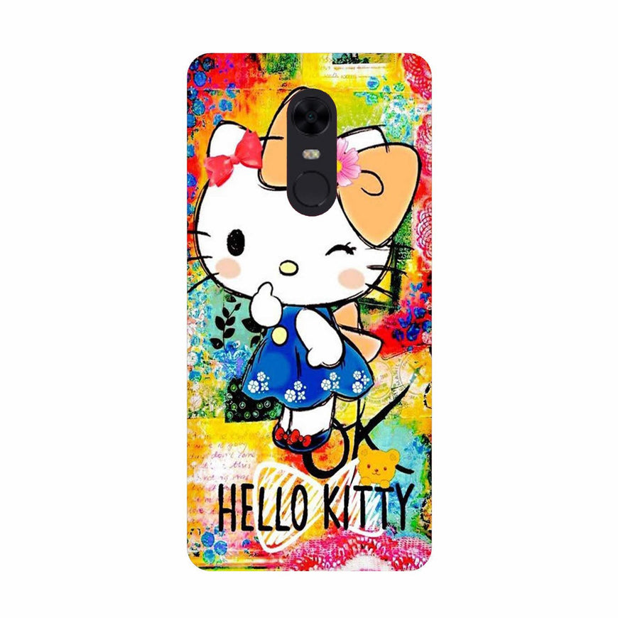 Hello Kitty Mobile Back Case for Redmi 5  (Design - 362)