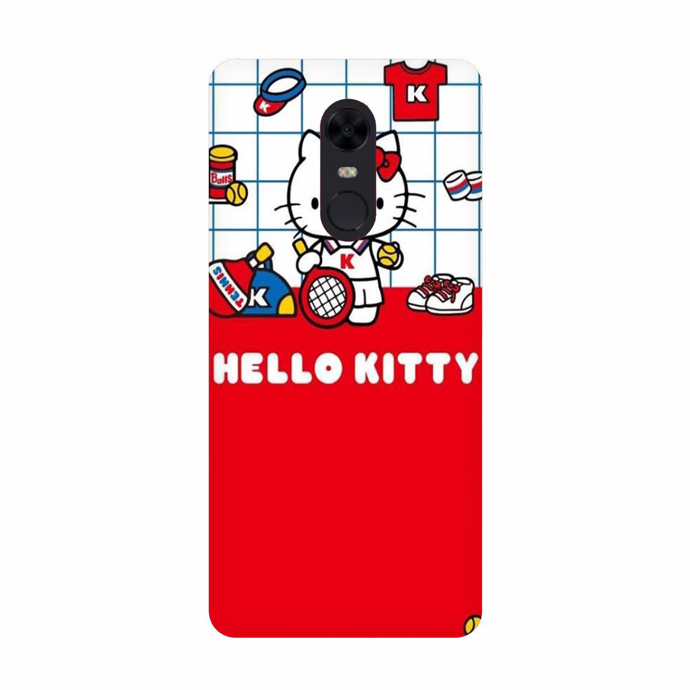 Hello Kitty Mobile Back Case for Redmi Note 5  (Design - 363)