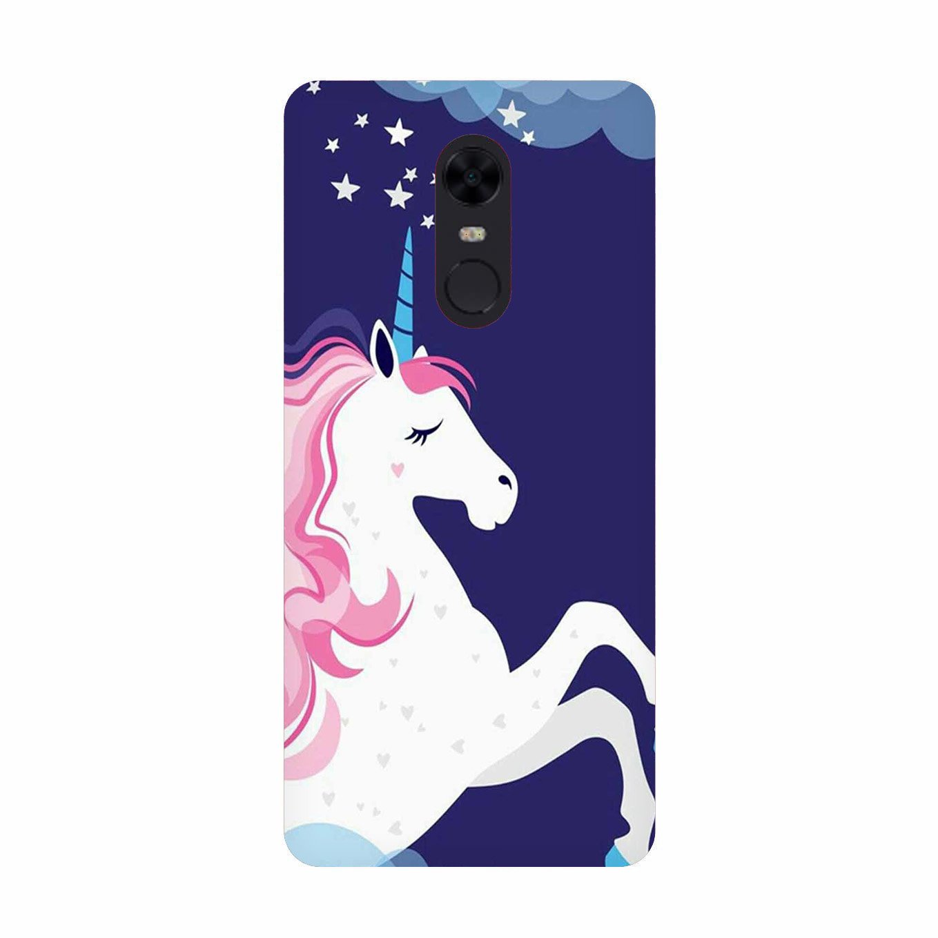 Unicorn Mobile Back Case for Redmi 5  (Design - 365)