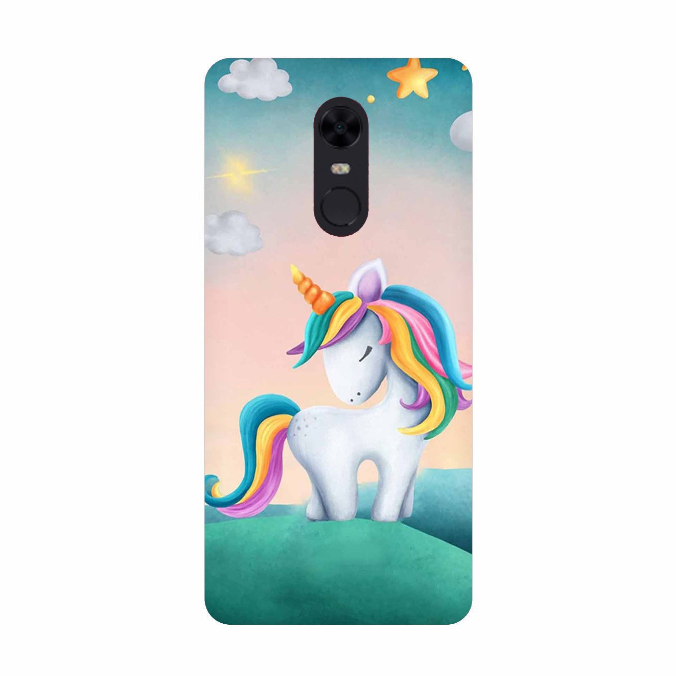 Unicorn Mobile Back Case for Redmi Note 5  (Design - 366)