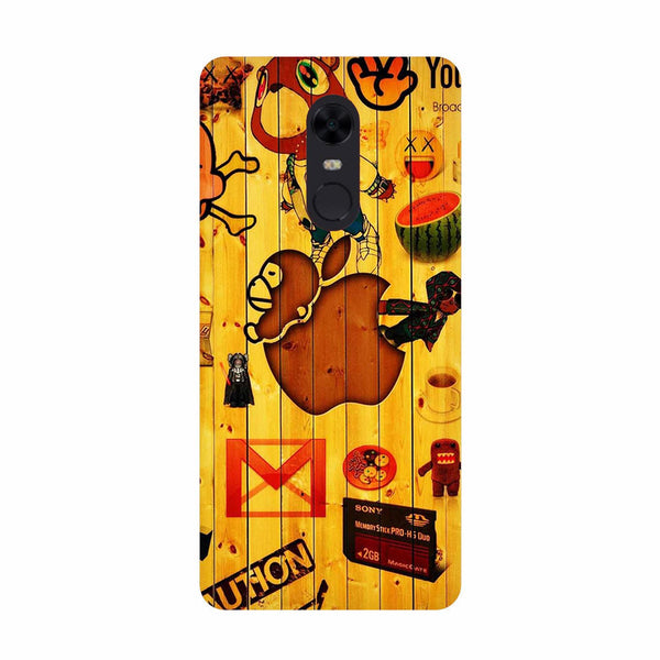 Wooden Texture Mobile Back Case for Redmi Note 4  (Design - 367)