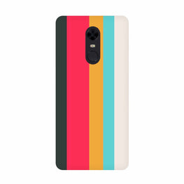 Color Pattern Mobile Back Case for Redmi Note 4  (Design - 369)