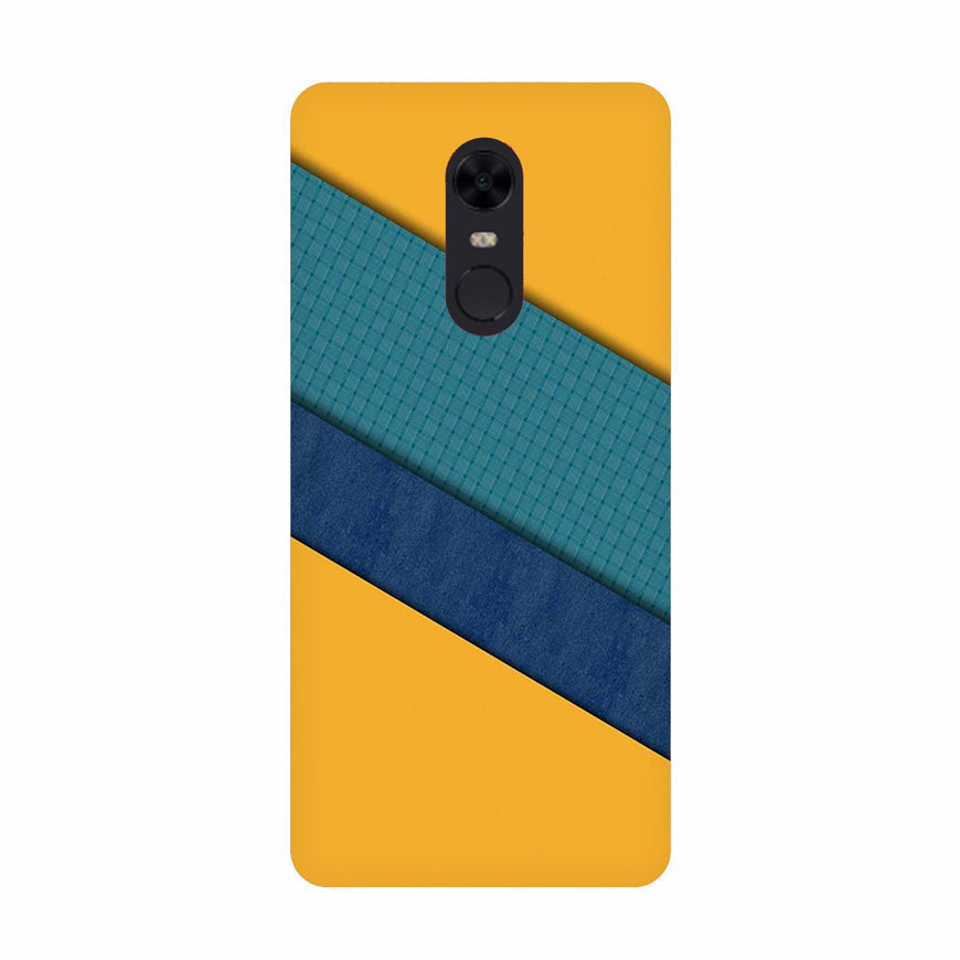 Diagonal Pattern Mobile Back Case for Redmi Note 4  (Design - 370)