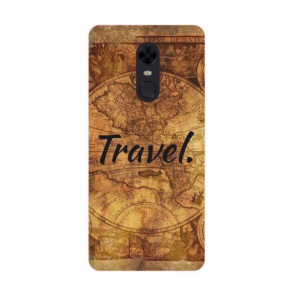 Travel Mobile Back Case for Redmi 5  (Design - 375)