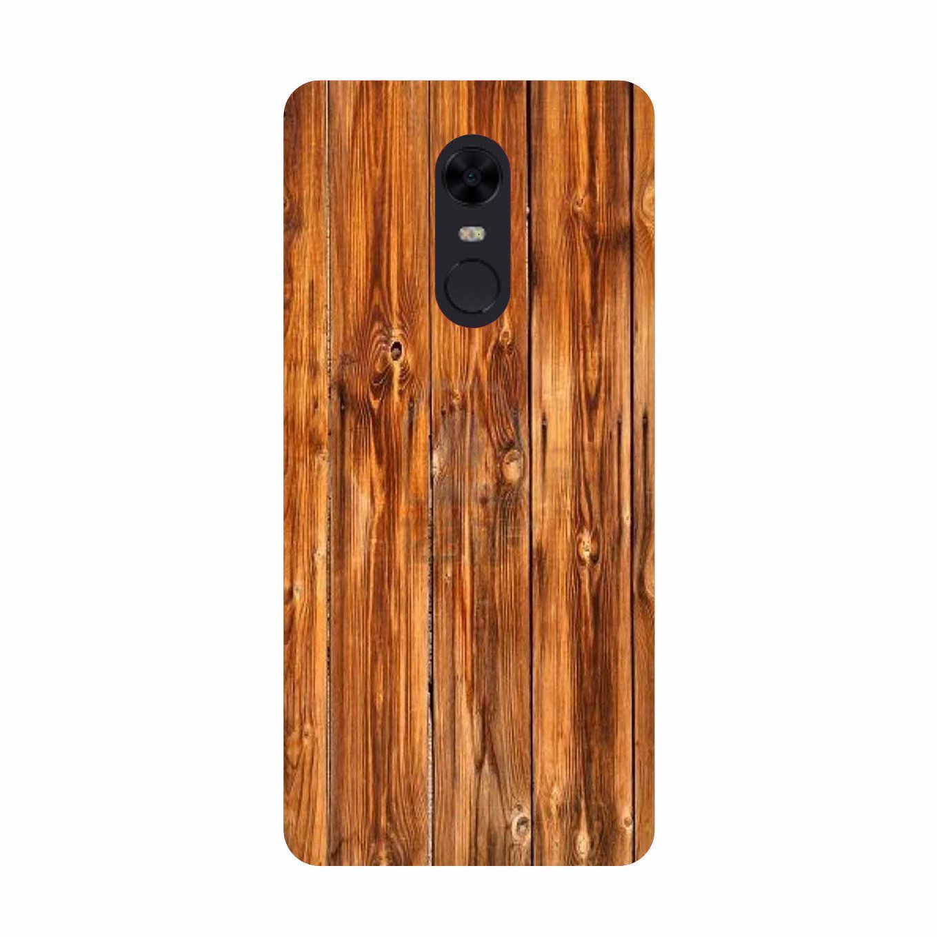 Wooden Texture Mobile Back Case for Redmi 5  (Design - 376)