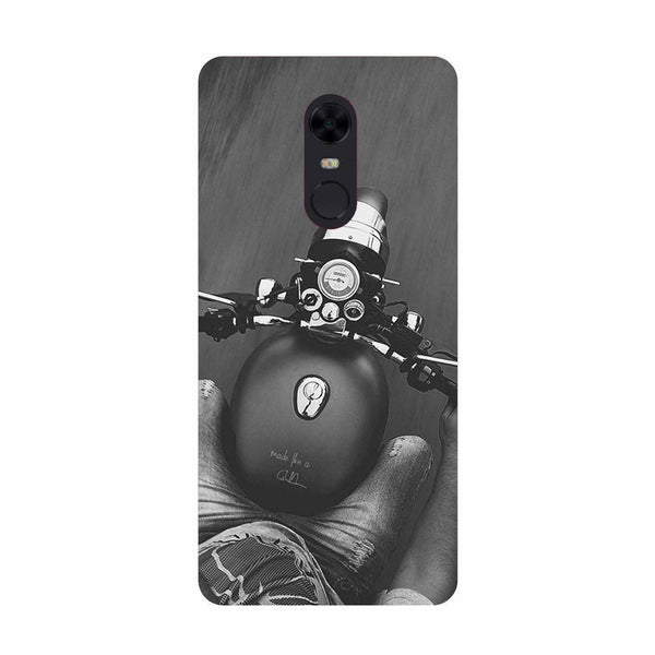 Royal Enfield Mobile Back Case for Redmi Note 5  (Design - 382)