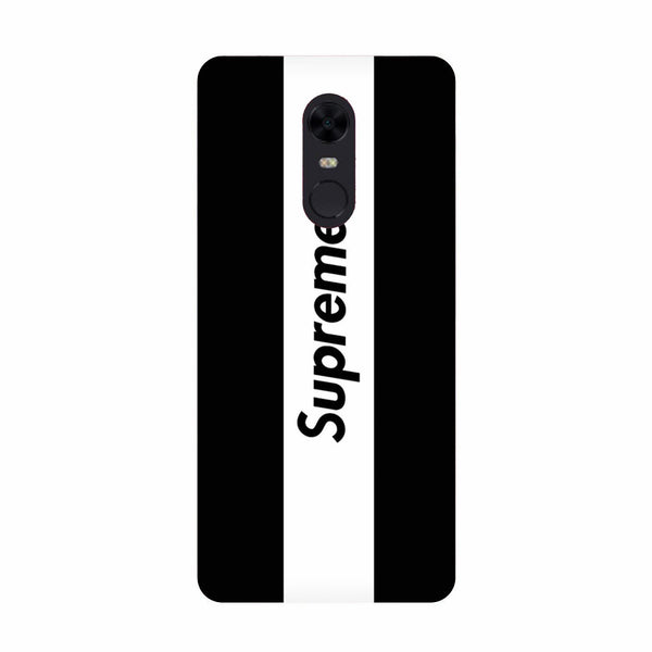 Supreme Mobile Back Case for Redmi 5  (Design - 388)