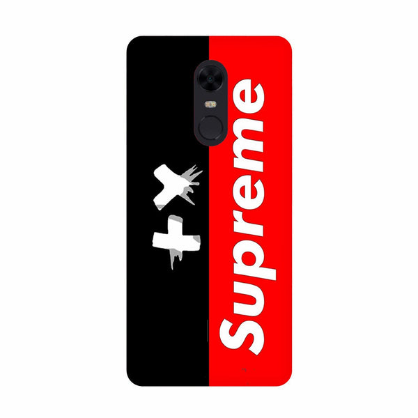 Supreme Mobile Back Case for Redmi 5  (Design - 389)