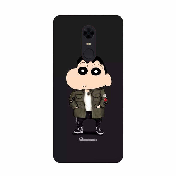 Shin Chan Mobile Back Case for Redmi 5  (Design - 391)