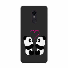 Panda Love Mobile Back Case for Redmi Note 4  (Design - 398)