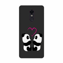 Panda Love Mobile Back Case for Redmi 5  (Design - 398)