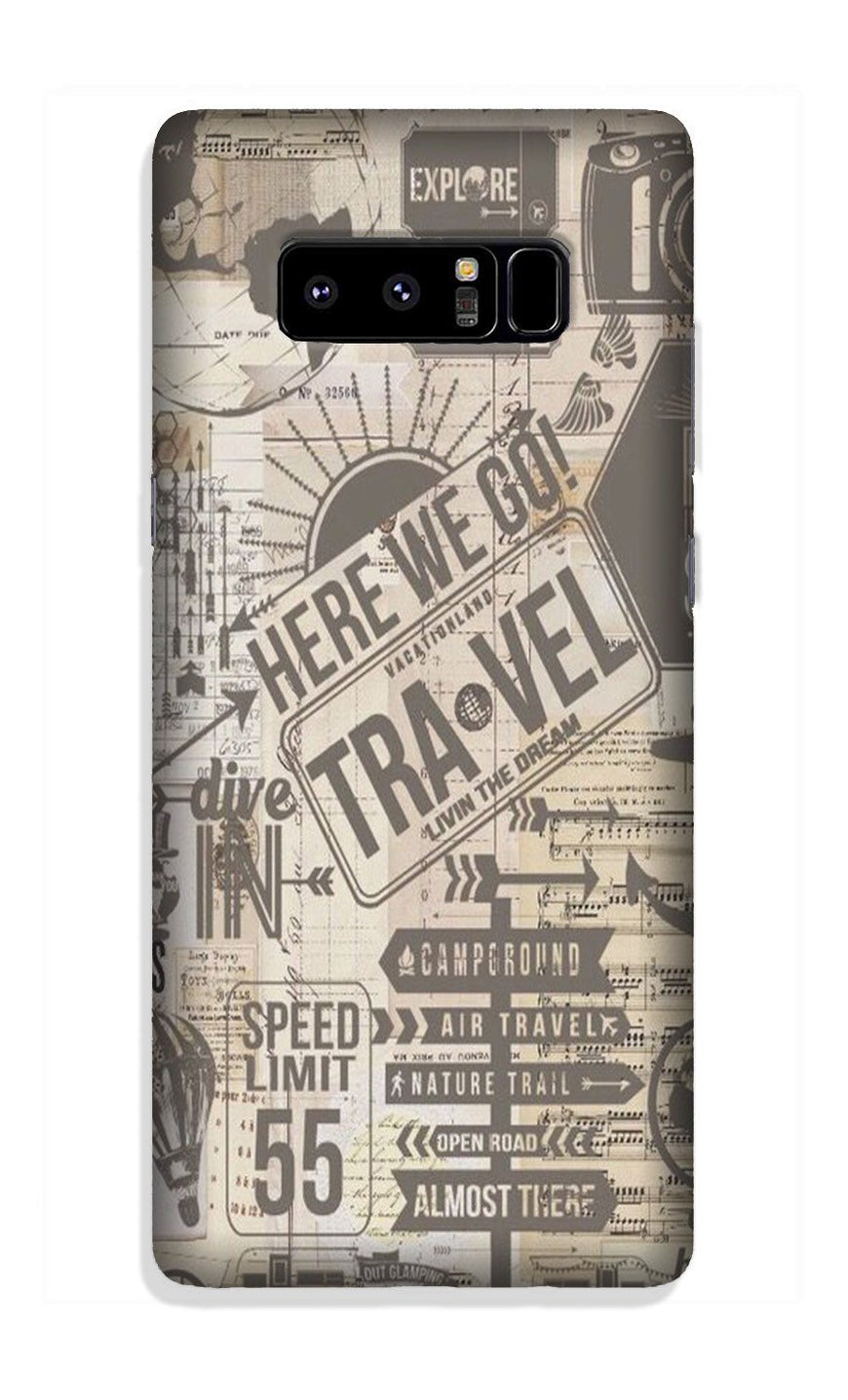 Travel Case for Galaxy Note 8  (Design - 104)