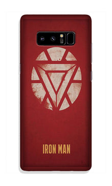 Iron Man Superhero Case for Galaxy Note 8  (Design - 115)