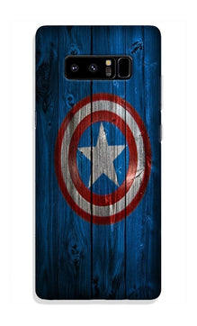 Captain America Superhero Case for Galaxy Note 8  (Design - 118)